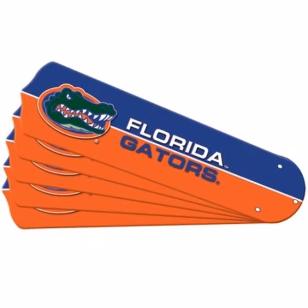 Ceiling Fan Designers 7990-FLA New NCAA FLORIDA GATORS 52 in. Ceiling Fan Blade Set